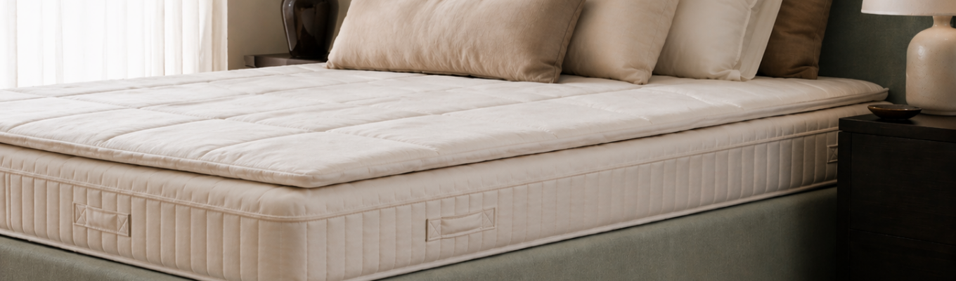 Sistema letto con topper e materasso per migliorare il comfort del riposo