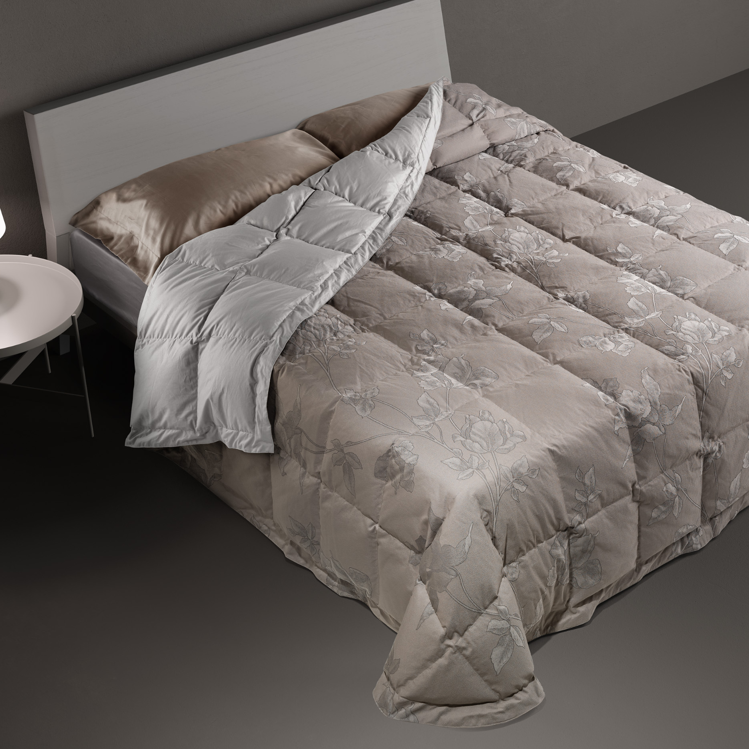 Édredon en duvet à motifs Floreale 13032A