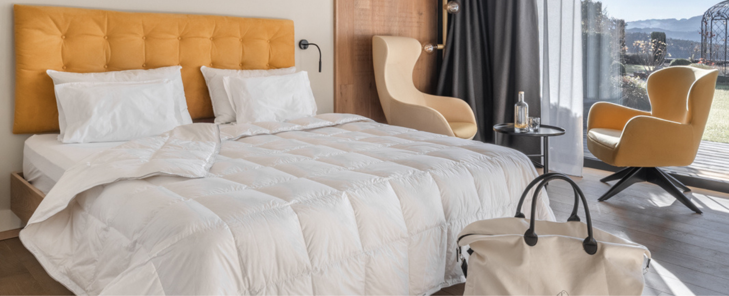 piumino in piuma anniversary ME DaunenStep camera da letto design upper