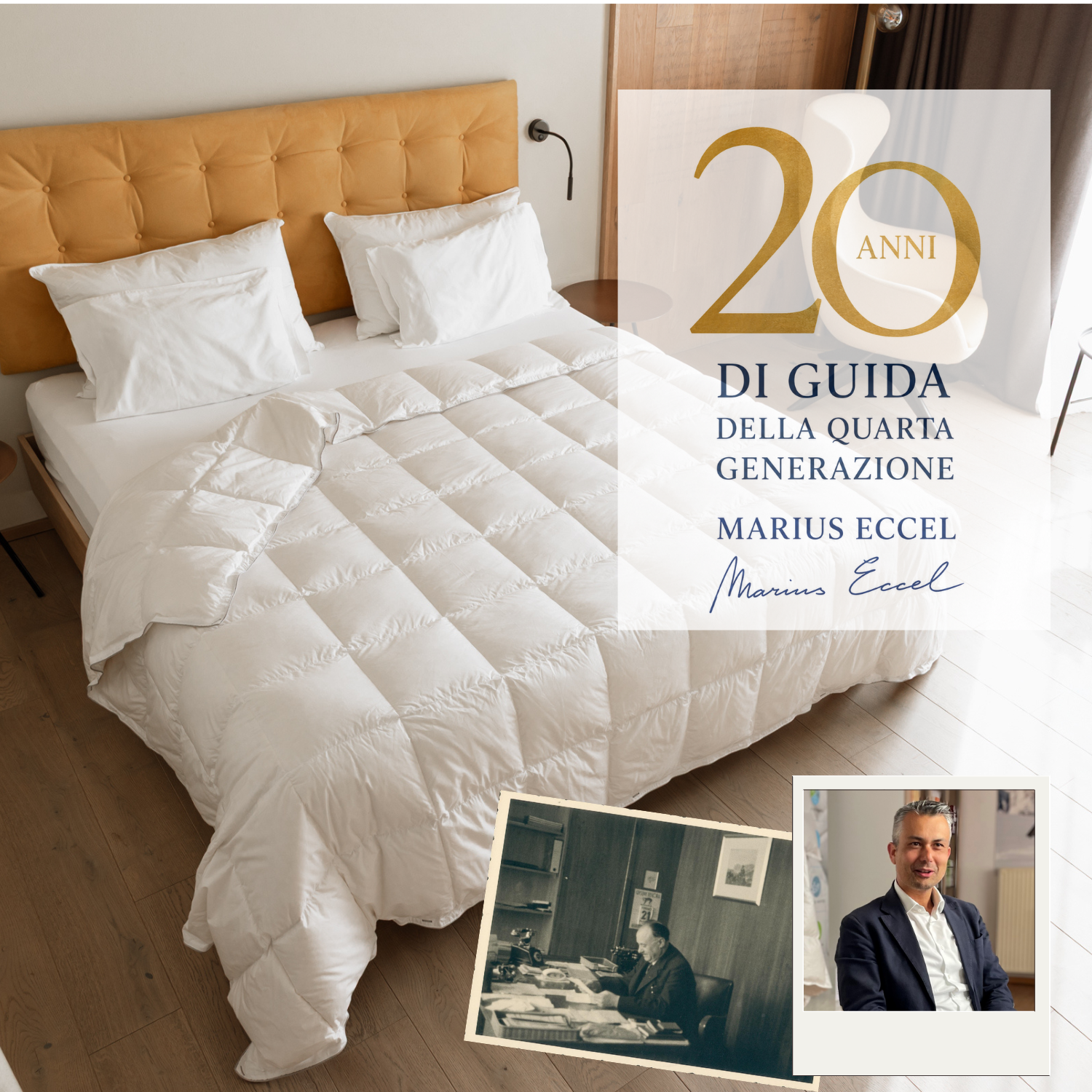 Piumino anniversario 20 anni Marius Eccel