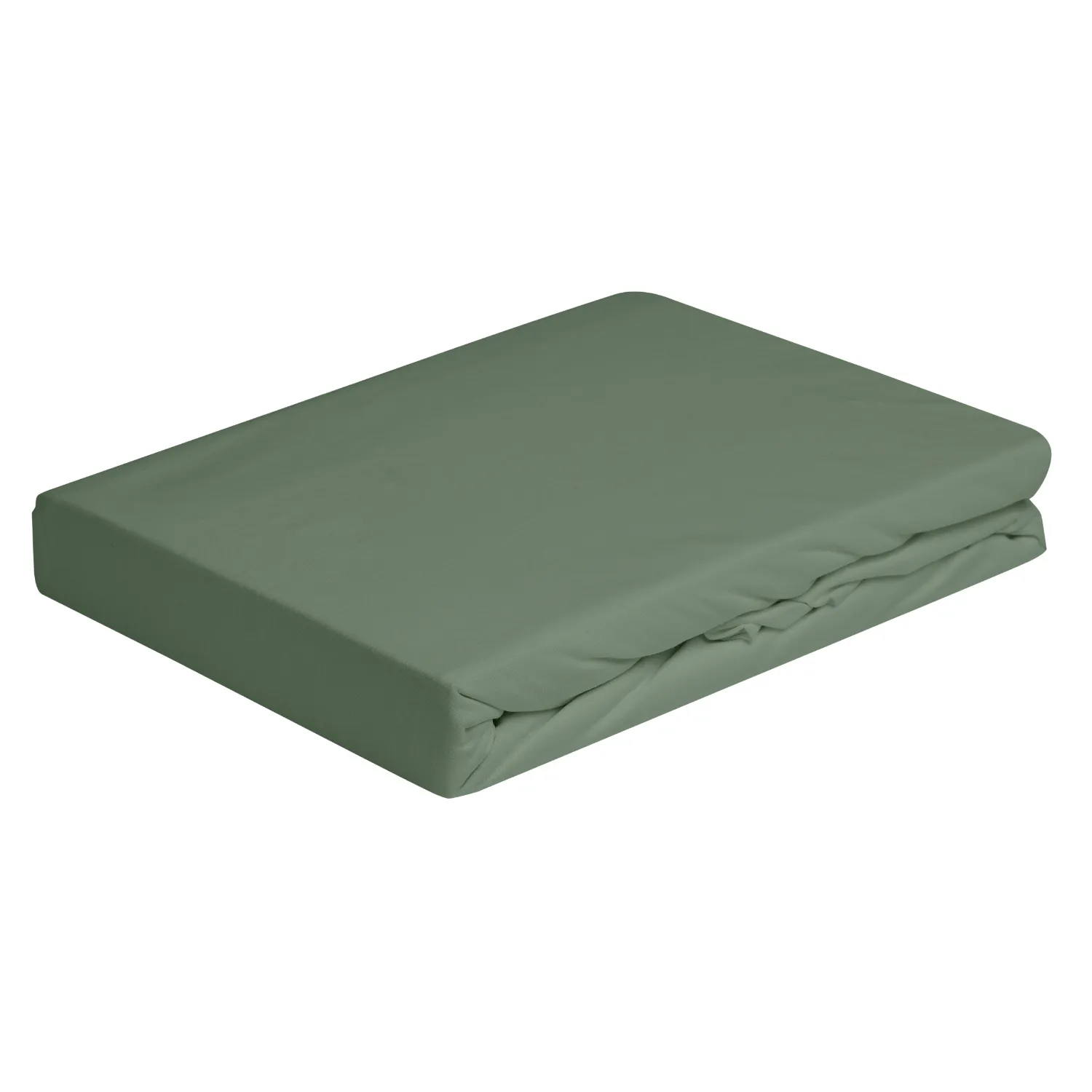 lenzuolo jersey stretch piegato color cedro