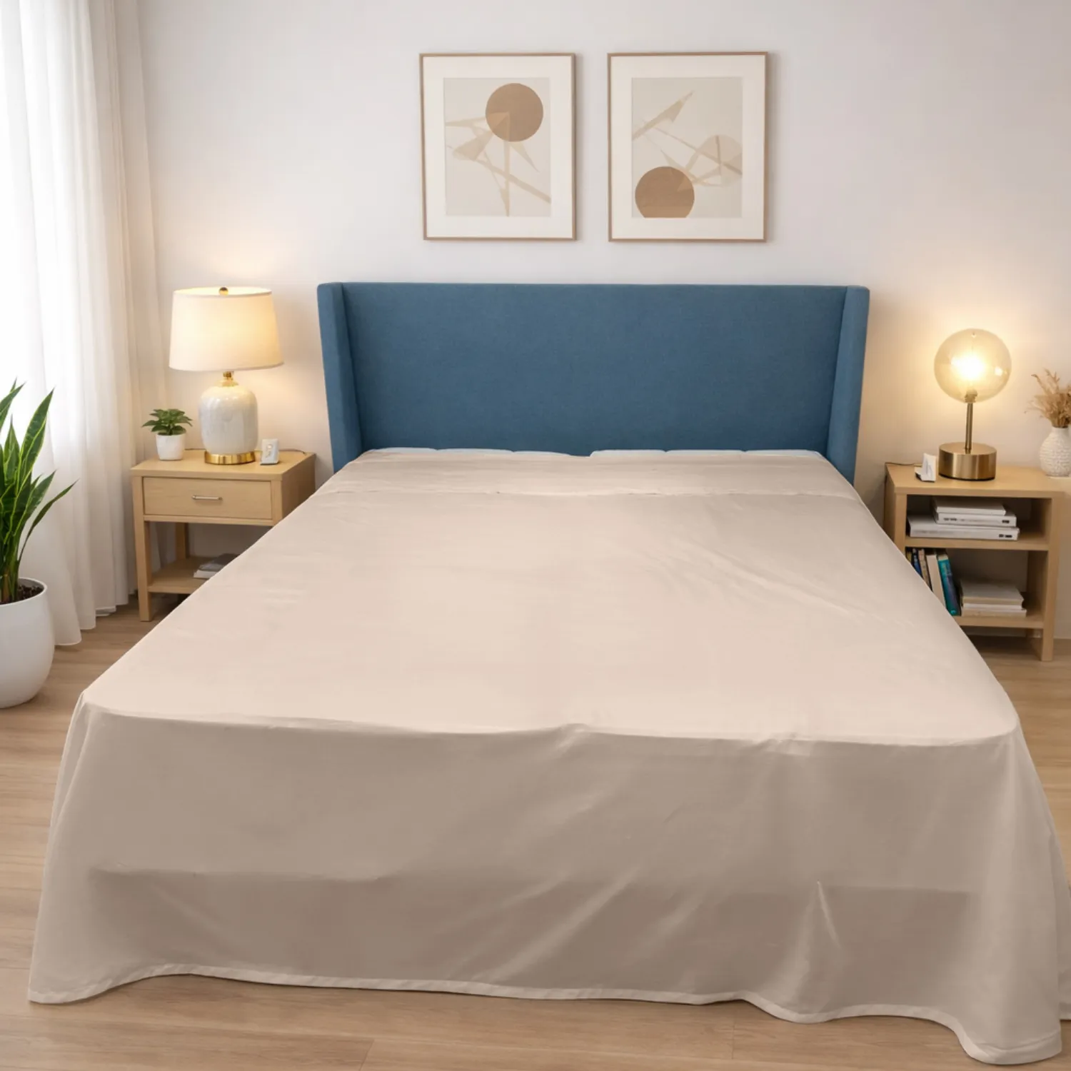 Top sheet in cotton sateen – Oasi Deluxe