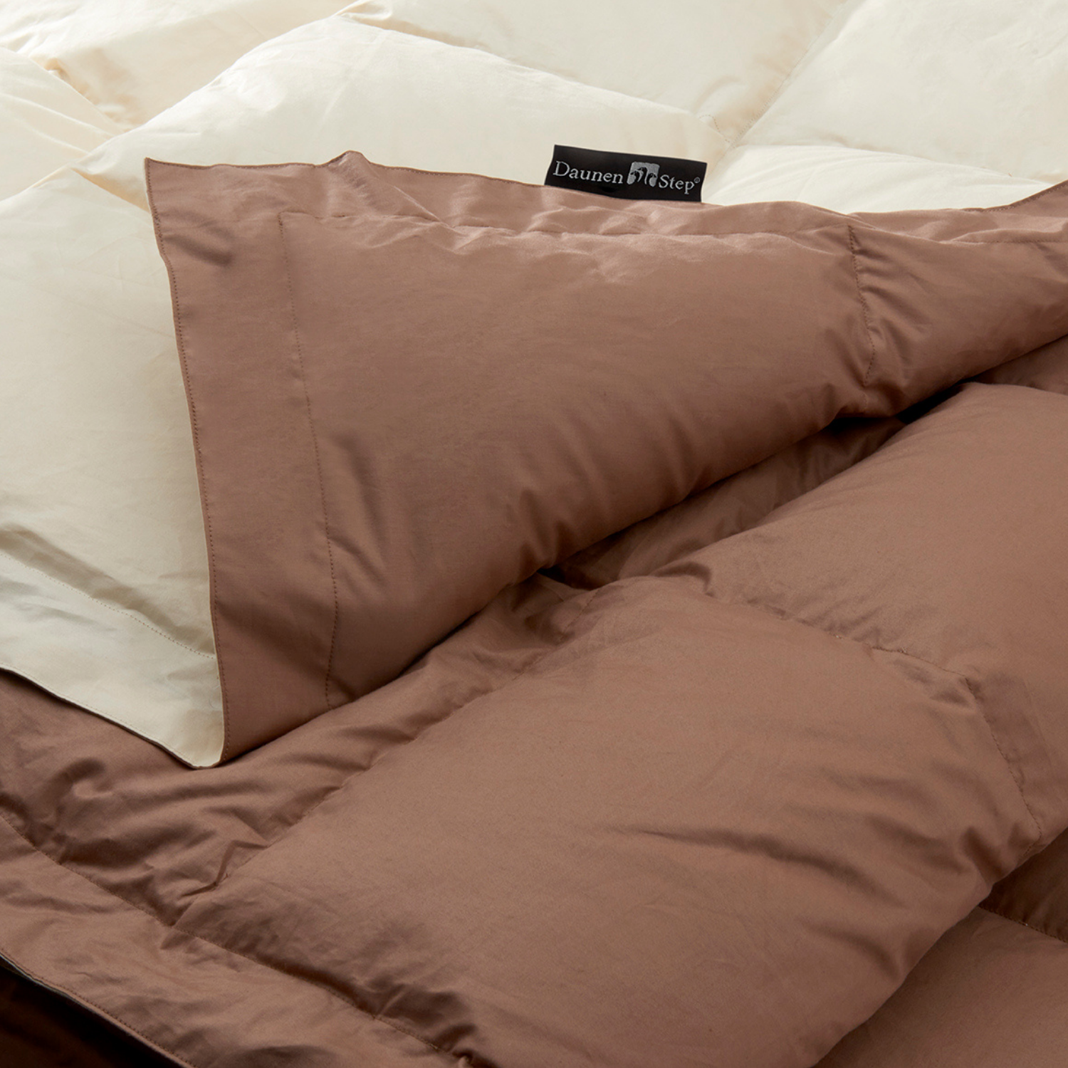 Down quilt Duna - Nocciolato