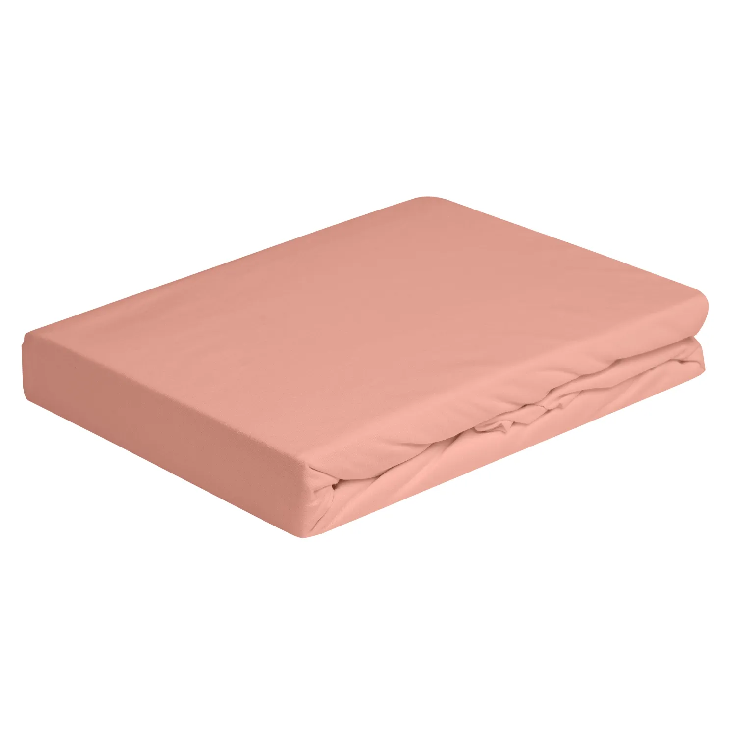 lenzuolo jersey stretch piegato color rosa antico
