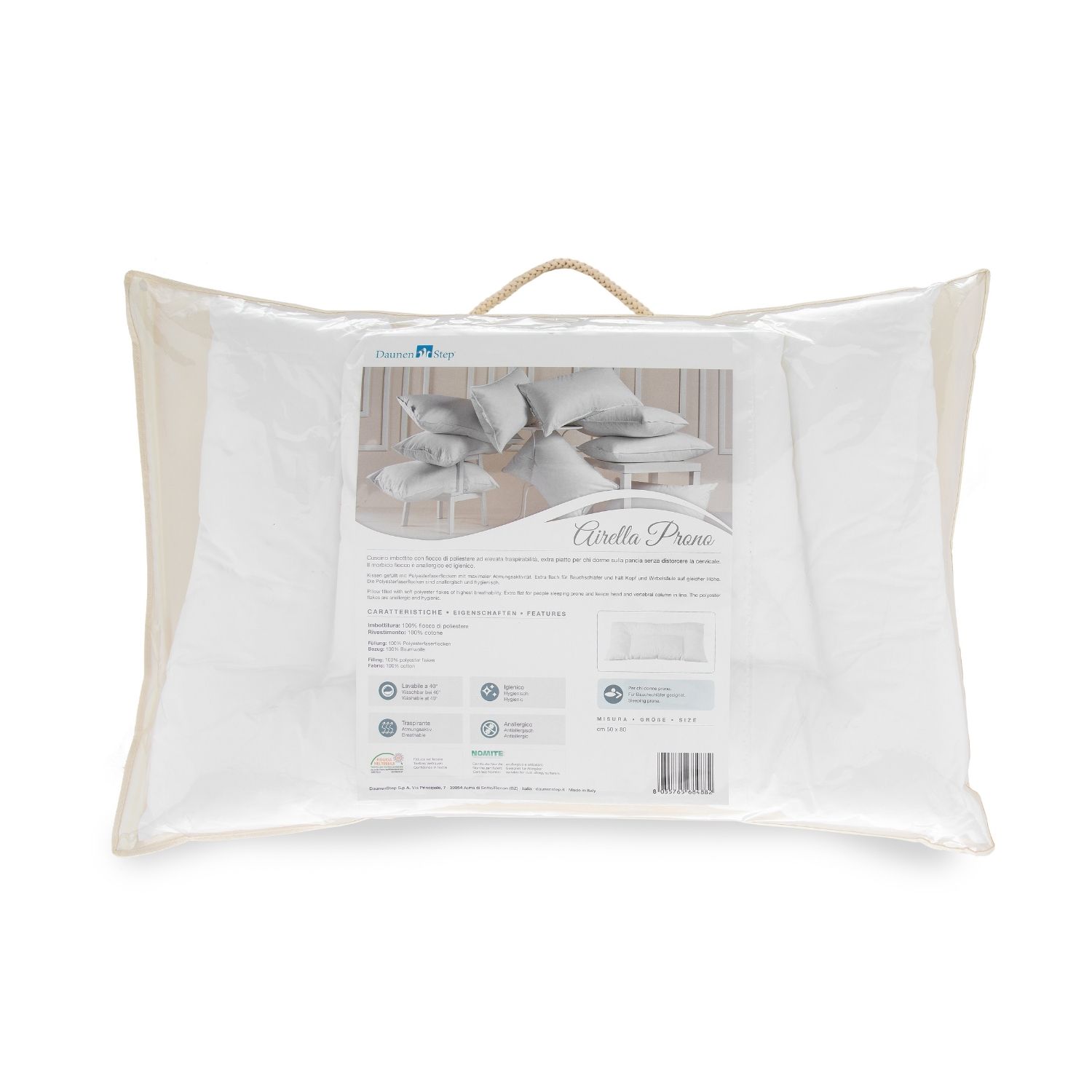 Synthetic fibre pillow Airella Prono
