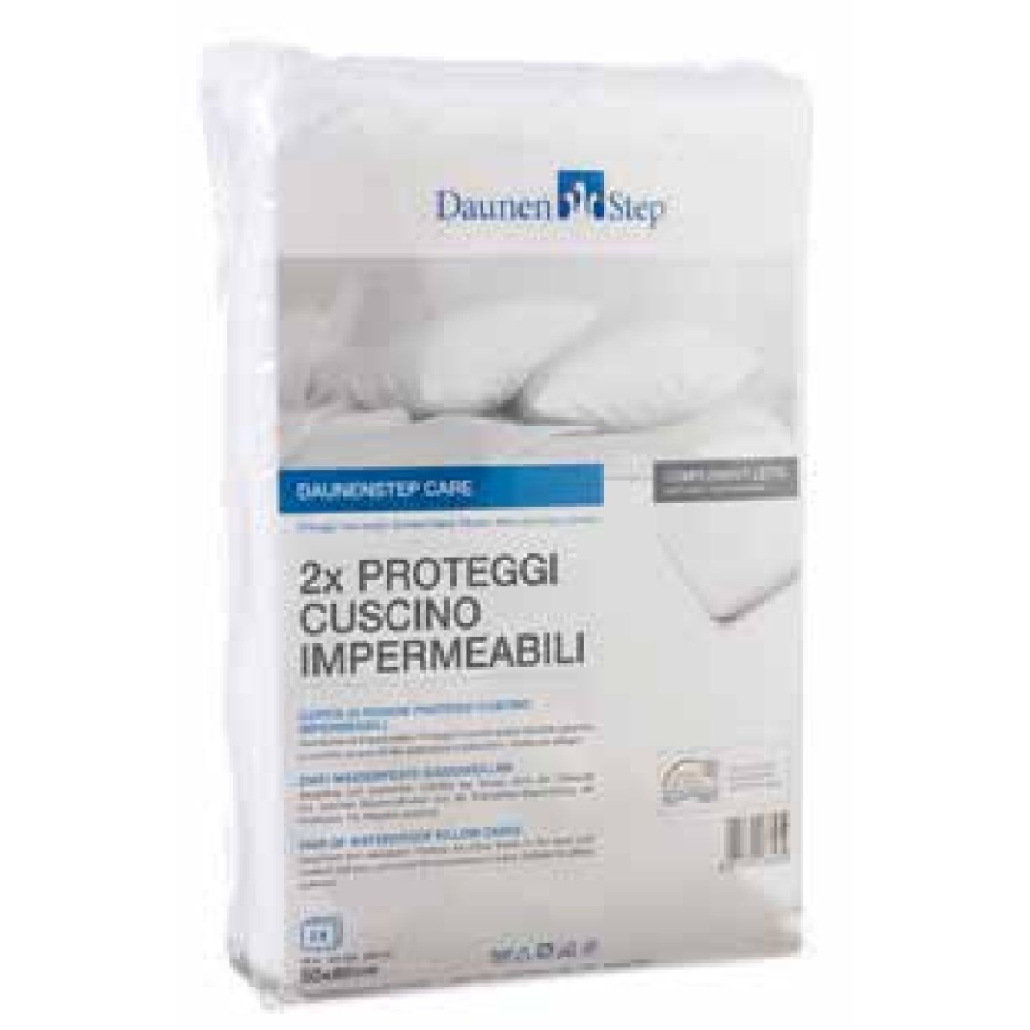 Coppia di federe proteggi cuscino impermeabili Care Protect